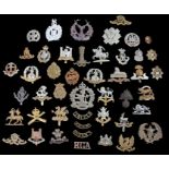 Group of reproduction British army badges, Norfolk Regiment, Queen Marys Army Auxiliary Corps, Royal