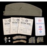 Second World War British Home Guard shoulder titles and formation signs to the 2nd Leicestershire (