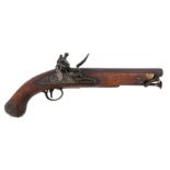 Tower New Land pattern flintlock pistol, plain lock with ' Tower' and GR over crown,barrel bearing