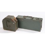 Second World War German Patronenkasten 36 Vehicle Ammunition Box, it can carry 150 rounds of