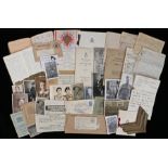 Collection of ephemera relating to a husband and wife who both served in the Second World War,