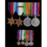 Second World War medal grouping, 1939-1945 Star, Atlantic Star with clasp ' France and Germany',