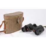 Pair of Royal Air Force 6 x 30 prism binoculars by Wray of London, marked to the casing with a broad