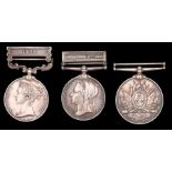 Victorian medal group, South Africa Medal with clasp '1879' ( F.W. FLEMING. A.B. H.M.S. ACTIVE )