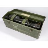 Cold War era Warsaw Pact NSzP-3 Night Vision Image intensifier, serial No. 780105, housed in metal