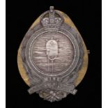 First World War Royal Navy Mine Clearance Service Sleeve Badge, two loops to the reverse, complete