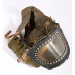 Second World War British babies gas respirator, dated 1939, the respirator was designed so that only