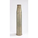 British 3" Naval Gun shell case, stamped '3 INCH MK N1 GUN ' on bottom, 66 mm in height