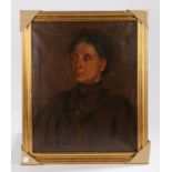 19th Century British School, Portrait of a Lady 42cm x 52.5cm oil on canvas unsigned framed