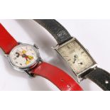 Two Wristwatches, to include a Ingersoll Micky Mouse example and a Zodiac example,(2)