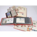 Stamps, to include an album with South Africa, Kenya, Rhodesia, Tanzania, Malaya, Cayman, Ceylon,