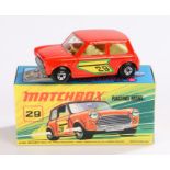 Matchbox Superfast Racing Mini 29, boxed as new