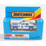 Matchbox US Police Car 10 boxed as new