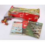 Toys, to include a boxed Polizei Hubschrauber, Airfix Annual 1978, together with Dinky Supertoys