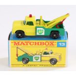 Matchbox Lesney Product Dodge Wreck Truck 13, boxed as new