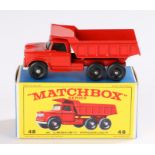 Matchbox Lesney Product Dodge Dumper Truck 48, boxed as new