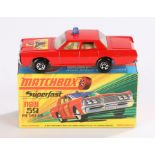 Matchbox Superfast Fire Chief Car new 59, boxed as new