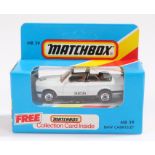 Matchbox BMW Cabriolet 39 boxed as new