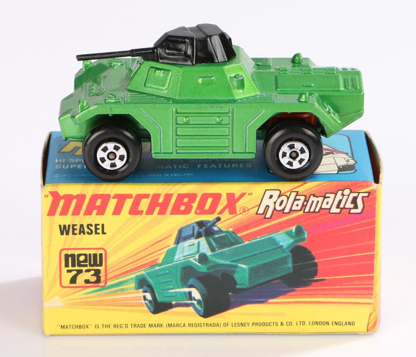 Matchbox Rolamatics Weasel new 73, boxed as new