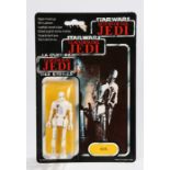 Kenner 8D8, Star Wars, Return of the Jedi, upon a 79 back punched card