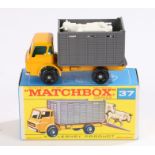 Matchbox Lesney Product Cattle Truck 37, boxed as new