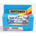 Matchbox US Police Car 10 boxed as new