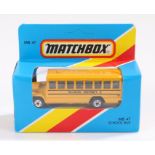 Matchbox School Bus 47 boxed as new