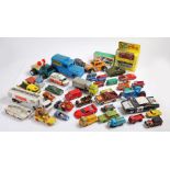 Collection of die-cast models, consisting of Dinky, Corgi, Matchbox Lesley, and others (qty)