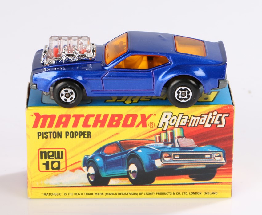 Matchbox Rolamatics Piston Popper new 10 , boxed as new