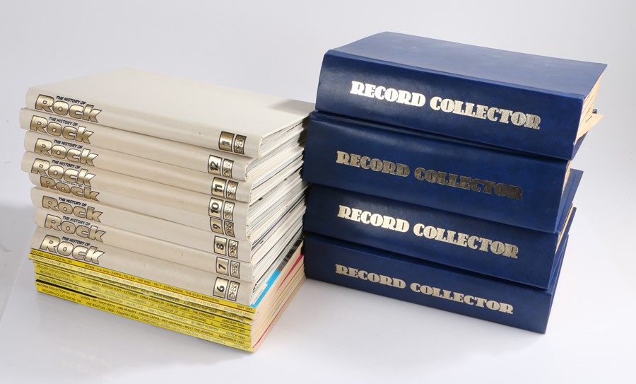 Bound Copies of Record Collector Magazine in 8 Folders, together with 11 Volumes of The History of