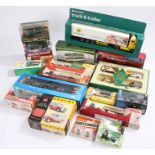 Collection of boxed models, to include Morrisons Truck and Trailer, Van Guards, Corgi, Matchbox,