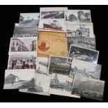 Collection of postcards, to include Ships, Travel, La Pallice Rochelle submarine base, Mont Blanc,