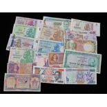 Banknotes, African Continent, Ghana, Tanzania, Sierra Leone, Mozambique, Zambia, South Africa,