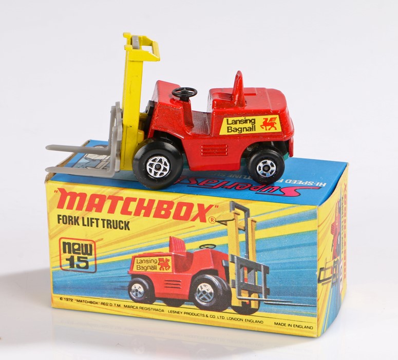 Matchbox Fork Lift Truck new 15, boxed as new