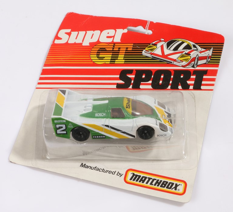 Matchbox Super GT Sport card backed