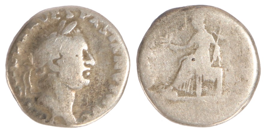 Roman silver Denarius, Vespasian