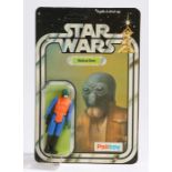 Rare Palitoy Walrus Man, Star Wars, upon a 20 back unpunched card, Ex Shop undisplayed stock