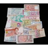 Banknotes, Middle East, Afghanistan, Egypt, Iran, Turkey, (qty)