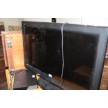 Panasonic television and Samsung DVD player