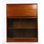 Herbert E. Gibbs teak bureau from the Autographed Furniture range, the fall opening to reveal a