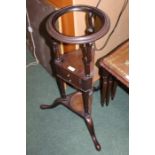 George III style mahogany washstand