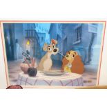 Lady and the Tramp limited edition picture, Walt Disney Company, 449/500
