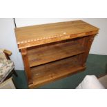 Pine open shelving unit