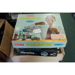 Scientific sets, New Scientist microscope, Junior Electrics and Merit Chemistry, (3)