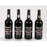 Croft port, 1985, four bottles, 20.5%, 75cl, (4)