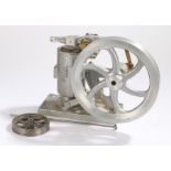 Rider Ericsson live steam engine, unpainted, 25cm high