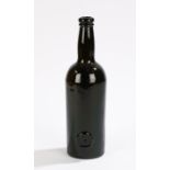 Early 19th Century Middle Temple sealed bottle, the brown bottle with a seal to the lower part, 29cm