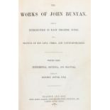 The Works of John Bunyan, three volumes, published 1856 by Blackie and Son, volume one with embossed