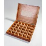 Rare late 19th Century New Zealand specimen wood box, almost certainly William Norrie, the star