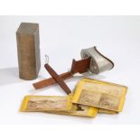 "Sun Sculpture trademark" stereoscope, together with a book form album of stereoscope slides